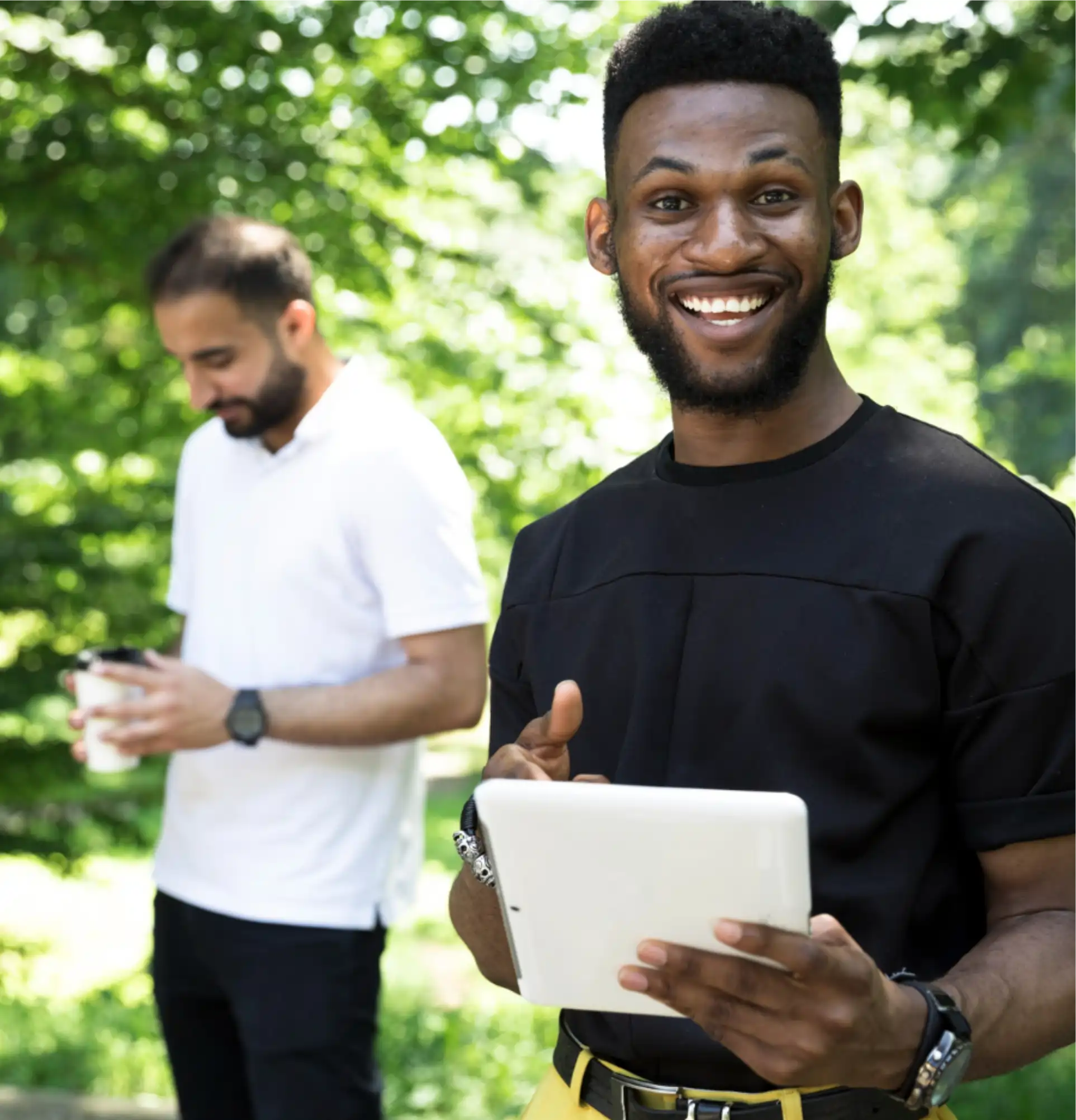 Person holding a piggy bank
